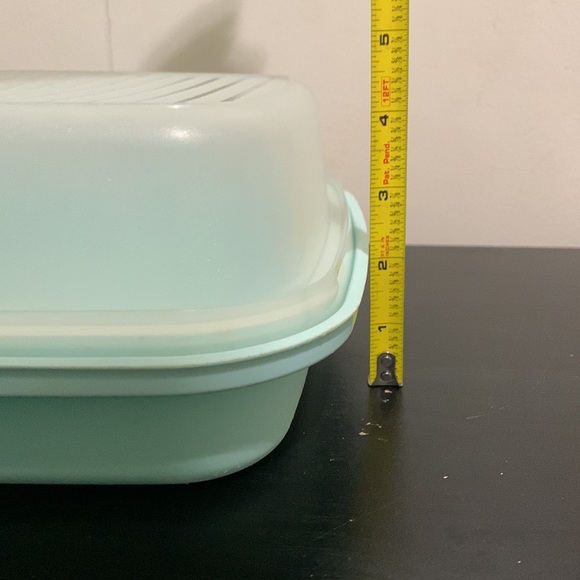 Tupperware Marinator Season N Serve Tenderizer 1295-2 Mint Green Frosted Lid VTG - Picture 12 of 12